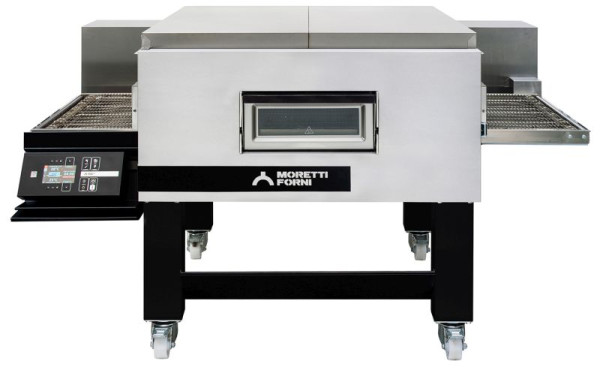 MORETTI Gas-Tunnelofen / Bandofen serieT T96G, Standgerät, für Pizzen / Pizzableche, 493100196100