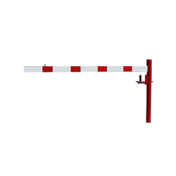 Stein HGS Drehschranke, horizontal schwenkbar, 3000 mm, PZ-Schloss, zum Aufdübeln, Bodenplatte 360x360x8mm, Lochabstand 260x260mm, 4113.30-zbp