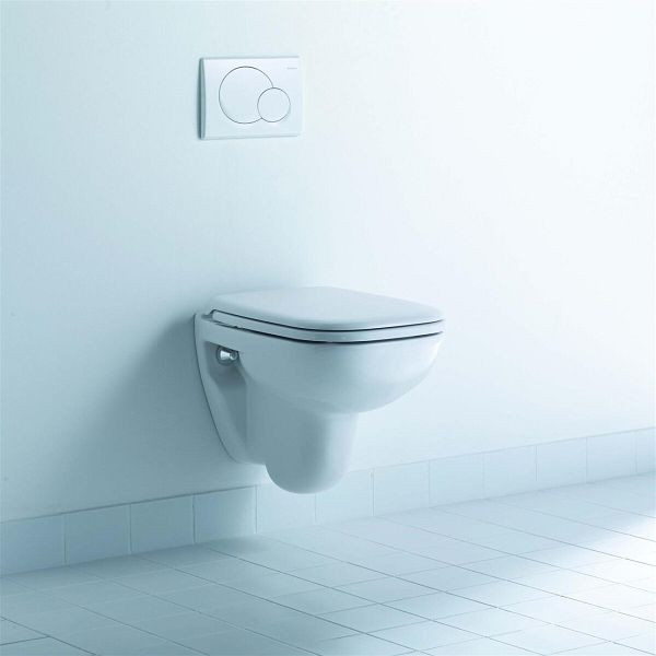 Duravit WC-Sitz D-Code mit Absenkautomatik, Scharniere Kunststoff, weiß 67390000, 134619