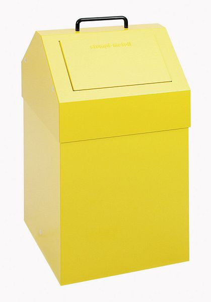 stumpf Abfalltrennung 45, stationär, RAL 1003/1003, 45 Liter, 630-045-0-0-103