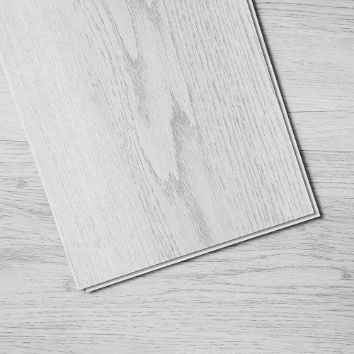 VEVOR Bodenbelag, Vinyl-Bodenfliesen 1220 x 185 mm, 10 Stück 5,5 mm dick zum Zusammenstecken, hellgraue Holz-Farbe, LSYXJDD55MMQB569MV0