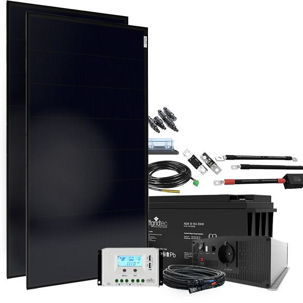 Offgridtec Autark XL-Master 300W Solaranlage - 1500W AC Leistung 154Ah AGM Akku, 4-01-002675