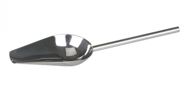 Bochem Wiegeschaufel konisch 18/10 Stahl, L=250mm, Schaufel LxB=120x65mm, D=8mm, 3604