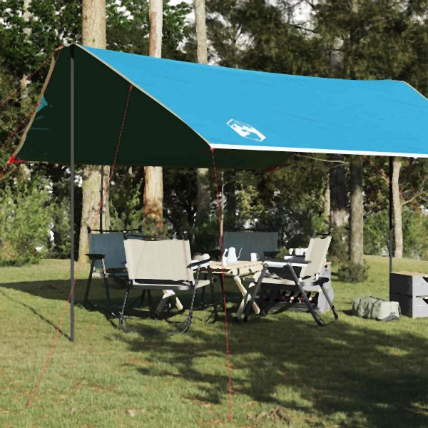 vidaXL Tarp Blau 460x305x210 cm Wasserdicht, Trekking, 94689
