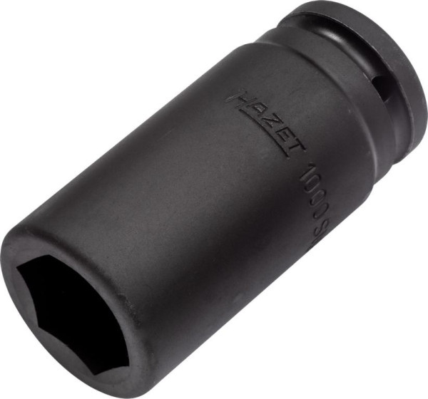 Hazet Schlag-, Maschinenschrauber Steckschlüsseleinsatz, Sechskant, Vierkant hohl 20 mm, Außen-Sechskant Profil, 30 mm, lang, 1000SLG-30