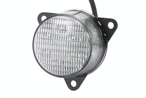 HELLA LED-Rückfahrscheinwerfer, 24V, Einbau, 3-Punkt Befestigung, Kabel: 300mm, 2ZR 011 172-581