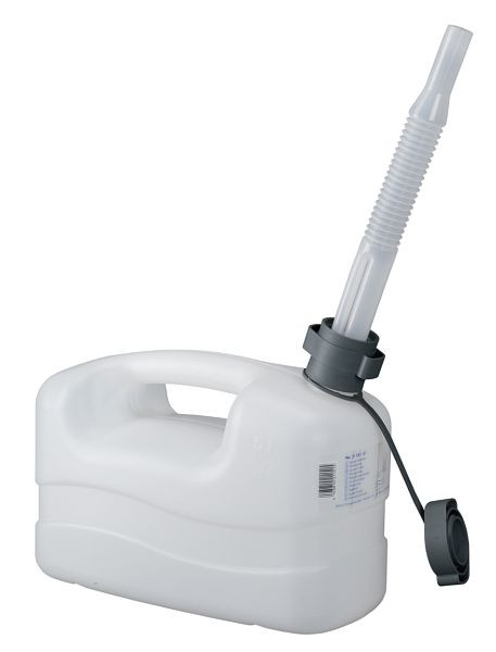 Rapid Robuster 5 Liter Kunststoffkanister aus HDPE, lebensmittelecht, nicht eichfähig, eisengrau, 24 210