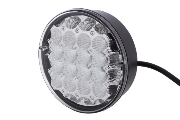 HELLA Heckleuchte, LED, 24/12V, Anbau/geschraubt, glasklar, LED-Lichtfarbe: gelb/rot, 500mm, offene Kabelenden, links/rechts, 2SD 344 200-001
