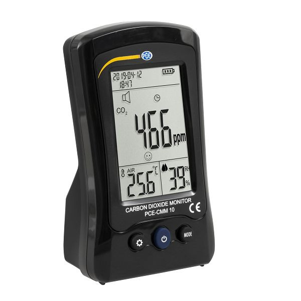 PCE Instruments CO2-Messgerät, Spannungsversorgung 3,7V DC, PCE-CMM 10