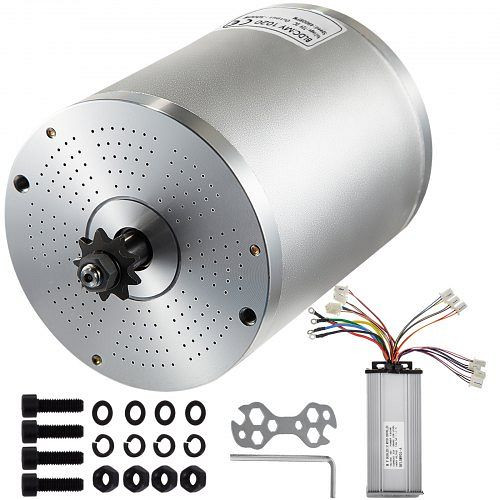 VEVOR Bürstenloser Elektromotor Go-Kart Motor 72V 3000W für Elektrofahrrad DC, ZLDJWS3KW72VWZDKZV9