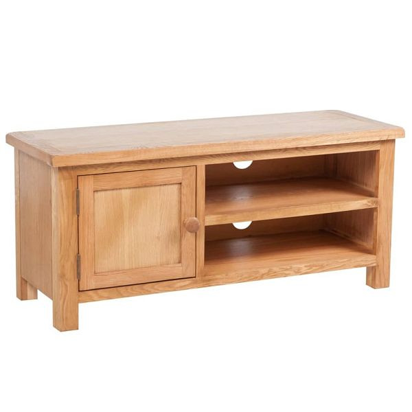 vidaXL TV-Schrank 103x36x46 cm Massivholz Eiche, 241679
