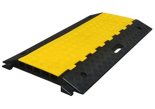 DENIOS Kabelbrücke mit 5 Kabelkanälen, für bis zu 8 t Achslast, 248353