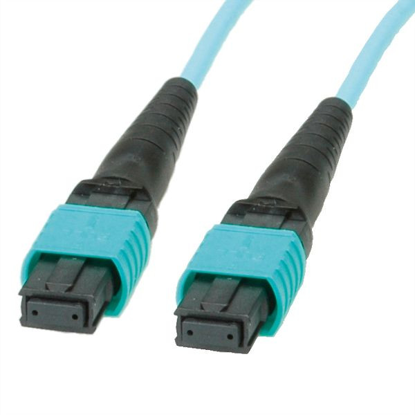 ROLINE MPO-Trunk-Kabel 50/125µm OM3, MPO/MPO, türkis, 10 m, 21.17.0310