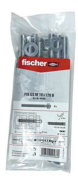 Fischer Injektions-Gewindeanker FIS GS M10x120 B, VE: 10 Stück, 44586