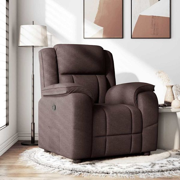 vidaXL Relaxsessel Dunkelbraun Stoff, 4015705, 8721158337115