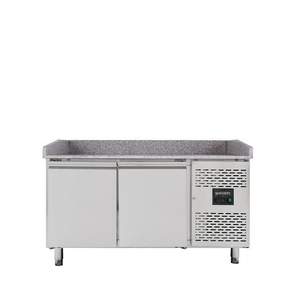 Vaiotec EASYLINE Pizzakühltisch 800 / 2-türig "grau", 151,0x80x100 cm, 10023