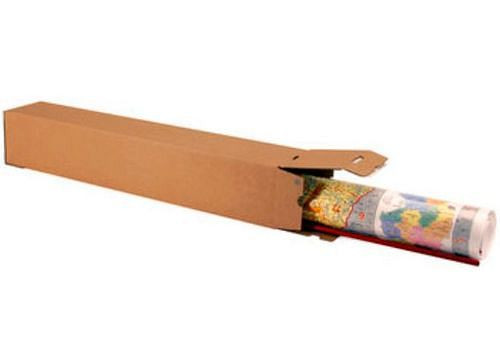 DENIOS Quattropack Premium, 1-welliger Faltkarton, 105 x 105 x 875 mm, für Format A0, Qualität 1.30B, VE: 10 Stück, 299480