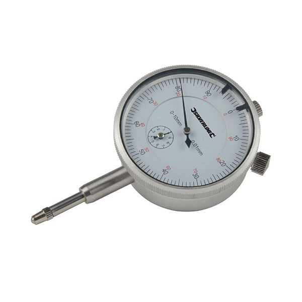 Silverline Präzisions-Messuhr, metrisch, 0–10 mm, 196521