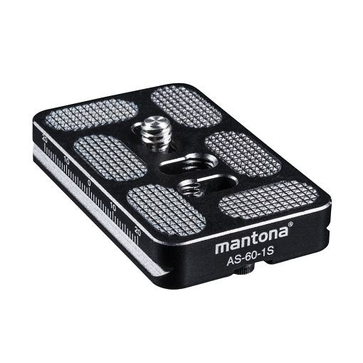 Mantona AS-60-1S Schnellwechselplatte 60 mm, 1021462