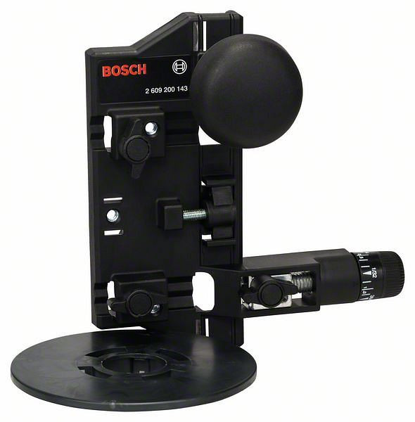 Bosch Fräszirkel und Führungsschienenadapter für Bosch-Oberfräsen, Variante 1, 2609200143