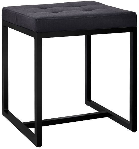 CLP Sitzhocker Barci B Stoff, schwarz, 325058, 4255716336622