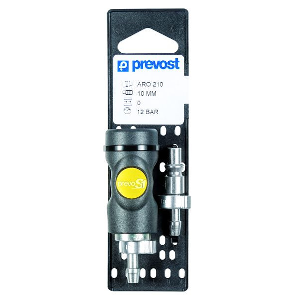 Prevost Sicherheitsschnellkupplungen + Stecknippel, Anschluss Kit Aro 201, Kupplung: G 1/4 F, REA6 101151P
