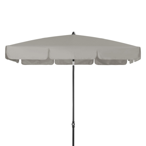 doppler GS SUNLINE NEO WATERPROOF ca. 185x120/4tlg. Design 827 hellgrau, Sonnenschirm mit Tragetasche, 454593827