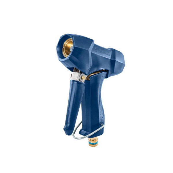 GEKA plus Profi-Reinigungspistole MS gummiert blau mit Anschlussste. Karton, 46.7880.8
