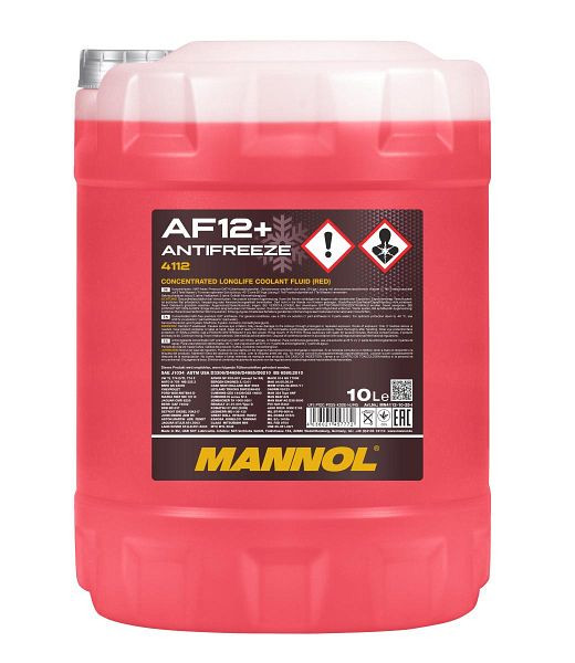 MANNOL 4112 Frostschutzmittel AF12+ Longlife, VE: 10 l, MN4112-10