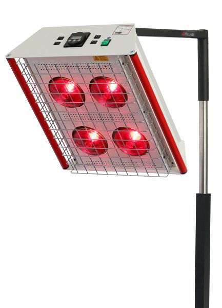 Heuser Infrarotbestrahlungsgerät TGS 4.2 mit Dimmer, 4 Infrarot-Leuchtmittel à 150 W, 0074.011