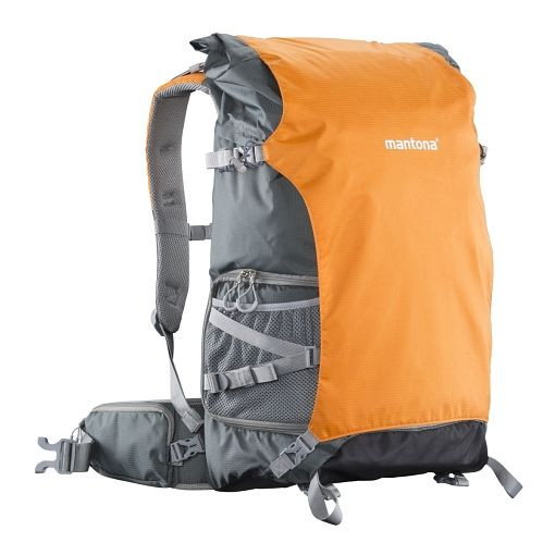 Mantona Kamerarucksack elementsPro 50 grau orange, 1021312