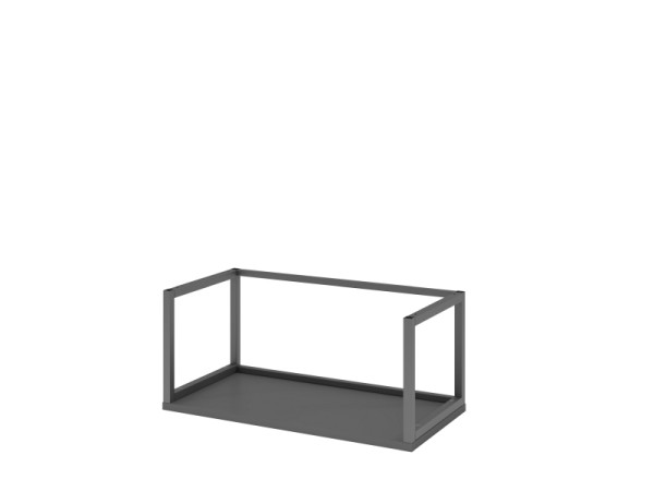 Hammerbacher FlexWall Metallrahmen 80 cm, 1 OH, Graphit, VFWR18/G