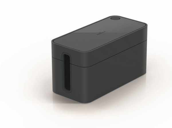 DURABLE Kabelbox CAVOLINE® BOX S (für 3-fach Steckdosenleiste, mit Gummifüßen) graphit, 503537