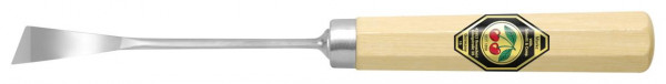 Kirschen Bildhauerbeitel mit Heft, Stich 1, gekröpft, rechtsschräg, 16 mm, 3123016