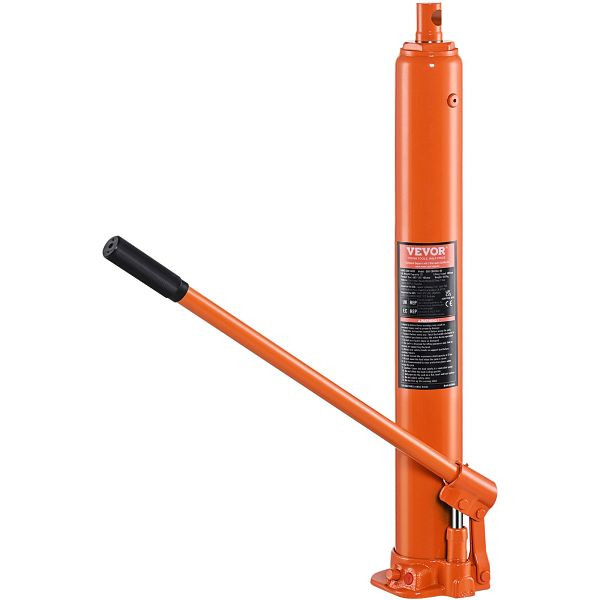 VEVOR Hydraulischer Langer Ram-Wagenheber, 4 t Motorhebezylinder mit Einzelkolbenpumpe & Flacher Basis, ZZSQJDPD4TDZ0UNW3V0