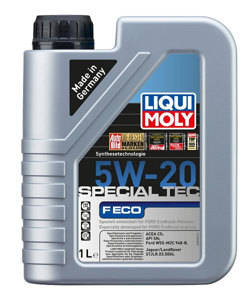 LIQUI MOLY Motoröl Special Tec F ECO 5W-20, Kanister Kunststoff, VE: 1 Liter, 3840