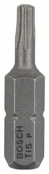 Bosch Schrauberbit Extra-Hart T15, 25 mm, 3er-Pack, VE: 5 Stück, 2607001607
