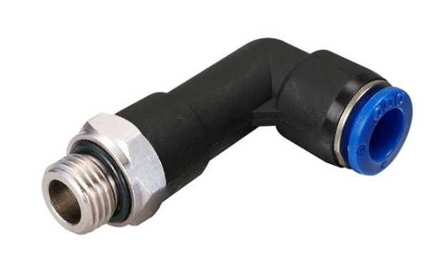 timmer B-WEdl-10-1/2-KU-bl, Winkel-Einschraubverschraubung zylindrisch in langer Ausführung, VE: 10 Stück, 03220580