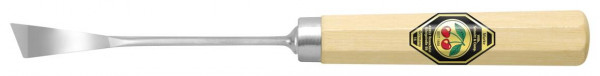 Kirschen Bildhauerbeitel mit Heft, Stich 1, gekröpft, linksschräg, 16 mm, 3122016