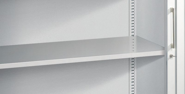 C+P Einlegeboden aus Stahl lackiert, B1124xT363 mm, Lichtgrau, 143001-80 S10000