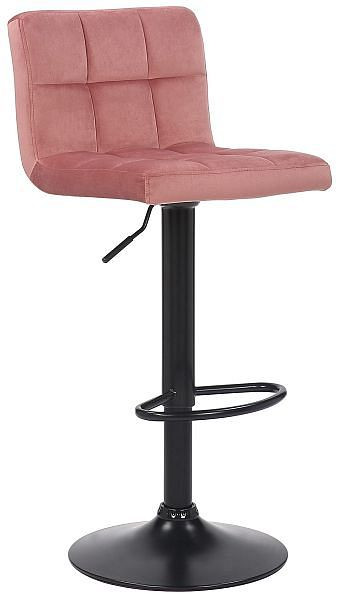 CLP Barhocker Feni Samt, pink, 315725, 4251756432515