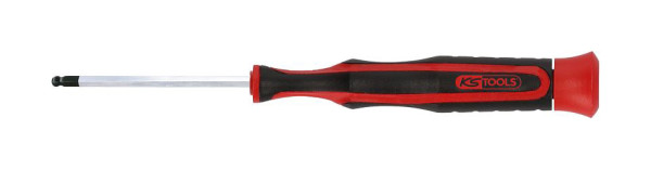 KS Tools ESD Feinmechanik-Schraubendreher für Innensechskantschrauben - mit Kugelkopf, 9/64", 500.7795