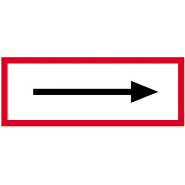 Stein HGS Hinweisschild, Richtungspfeil (D2), Aluminium, geprägt, 594 x 210 mm, 11.2538