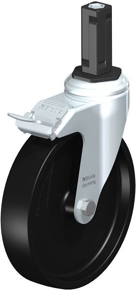 Blickle LKRA-POA 150G-11-FI-EV13 Apparate-Lenkrolle mit Expander & Feststeller, Polyamid, Schwarz, 849076