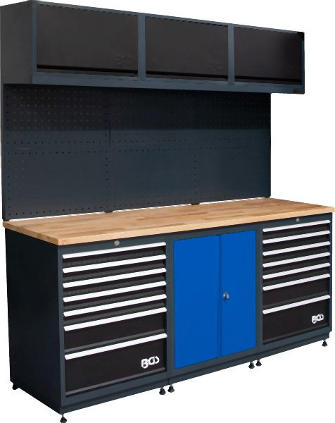 BGS Schrankwand-System, Starter-Paket, Holz, 3 Module, 80100