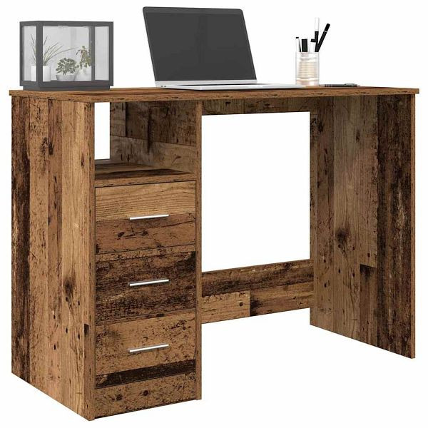 vidaXL Schreibtisch Altholz-Optik 102x76x50 cm Holzwerkstoff, 855852