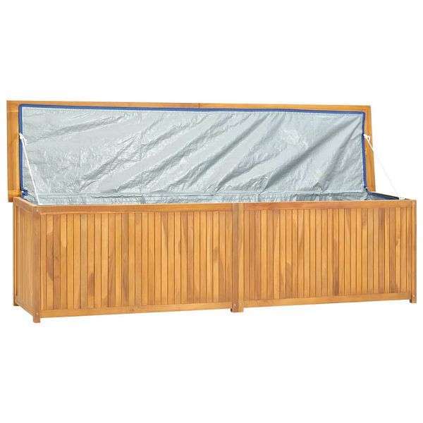vidaXL Gartenbox 200x50x55 cm Massivholz Teak 318735 günstig versandkostenfrei online kaufen: große Auswahl günstige Preise
