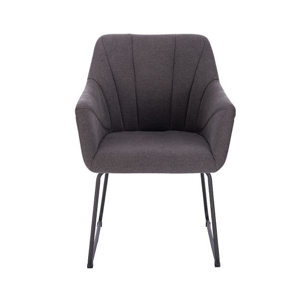 HOME DELUXE Esszimmerstuhl PAKU – Webstoff Anthrazit, 49717