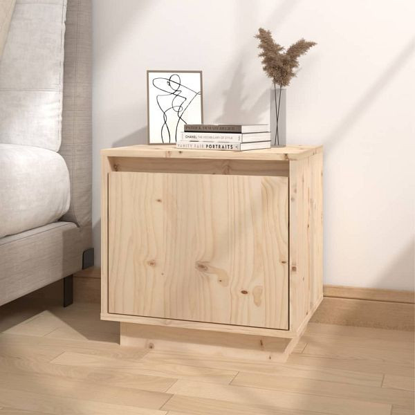 vidaXL Nachttisch 40x30x40 cm Massivholz Kiefer, 813305