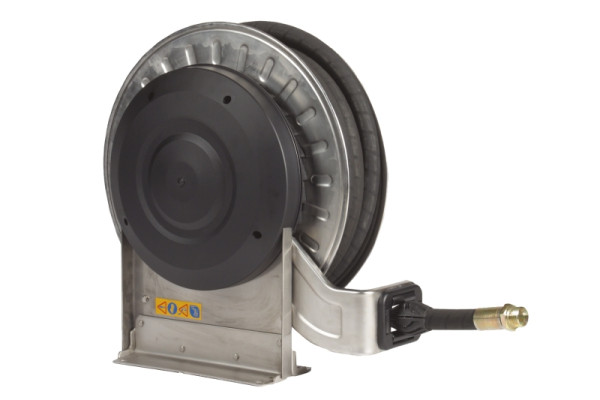Rapid Automatischer Schlauchaufroller, Edelstahl, ohne Schlauch, für max. 15 m, DN 25, 09 306